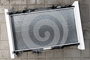 New car aluminum radiator for motor cooling