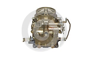 New car carburetor isolated on