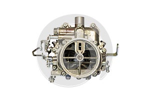 New car carburetor isolated on