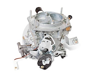 New carburettor on white