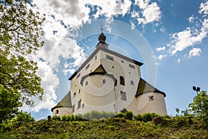 New Castle above the city of Banska Stiavnica