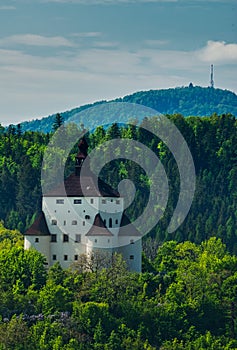 New Castle in Banska Stiavnica and Sitno mountain