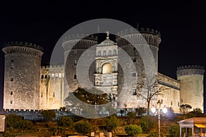 New castle maschio angioino in Naples, Italy photo