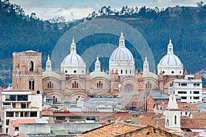 New cathedral of Cuenca, Ecuador photo