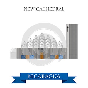 Nuovo cattedrale vettore un appartamento attrazioni punto di riferimento 