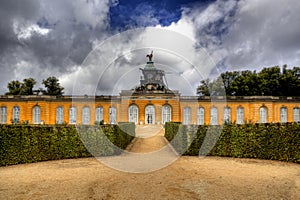 New Chambers (Neue Kammern) in Sanssouci park in Potsdam