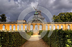 New Chambers in Sanssouci park in Potsdam