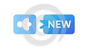 New Chat Message Icon - Instant Communication Alert, vector design Generative AI