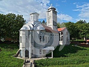 New church in monastery Privina Glava, ÃÂ id, Serbia photo