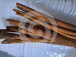 new cinnamon bought at the market