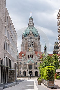 The New City Hall in Hanover, Germany