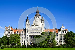 New city hall in Leipzig