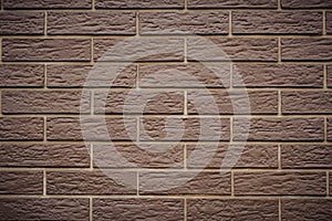 new clean brown brick wall brown background texture