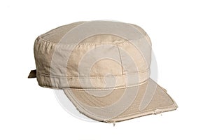 new clean cap baseball cap beige vintage style isolated on white background