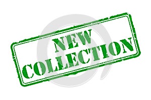 New collection rubber stamp