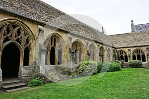 New College courtyard and cloisters, University of Oxford