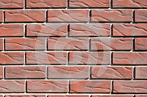 New colorful decorative brick wall