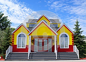 New colorful house