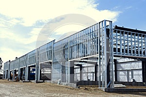 Expanding business using steel framework for building.