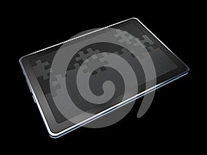 New concept development of a modular touchscreen smartphone. 3d Illustration