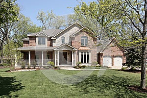 New construction brick home