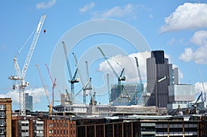 New construction buildings in City of London