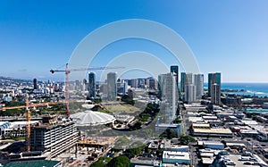 New construction of condos in Waikiki