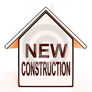 New Construction House Shows Recent Building Or Development
