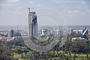 New construction skyscraper in Nairobi