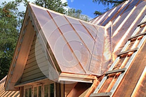 New copper roof photo