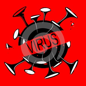 The new Corona Virus image.