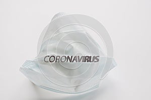 New Coronavirus 2019-nCoV. Breathing mask, virus medicicne