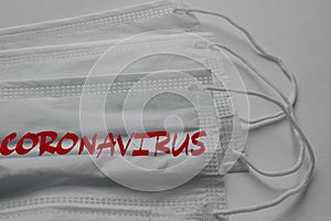 New Coronavirus 2019-nCoV. Breathing mask, virus medicicne