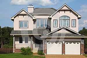 New cottage with two garages