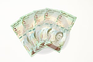 New currency venezuelan bills icon