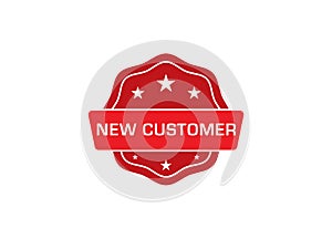 New Customer label sticker,New Customer Results Badge Sign