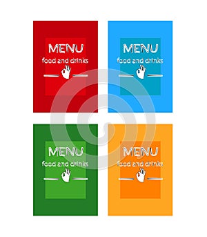 Decorative vector Menu card
