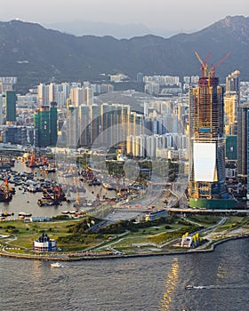 New Developing District beside Victoria Harbour