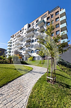 New development, Barrandov district, Prague, Czech republic