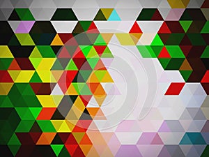 A new deviant colorful geometric pattern of designing shapes of rectangles photo