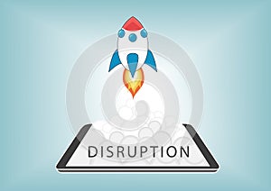 New digital disruption with disruptive business models with new technology