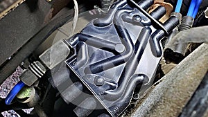 New distributer cap on old engine