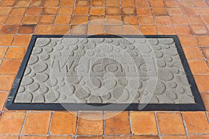 The new doormat of welcome text