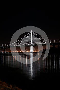 New East span of Bay bridge night shot