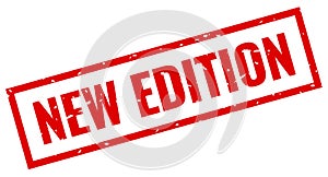 New edition rubber rectangular stamp