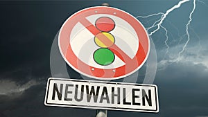 New elections instead of Ampelkoalition (traffic light coalition) in Germany