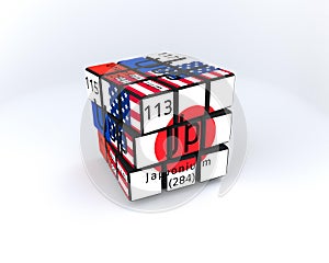 New elements Rubix Cube photo