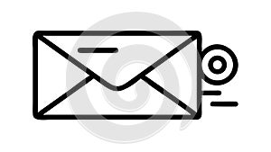 New Email Notification: Messaging, Alerts, and Communication Icon, vector design Generative AI