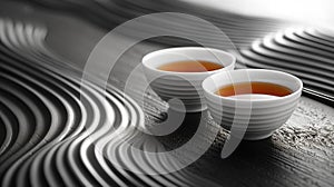 new empty asian tableware