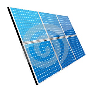 New energy concept design.vector drawn solar panel.